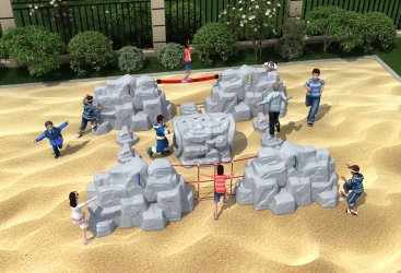 leyu·乐鱼(中国)体育儿童攀爬墙攀岩石钻