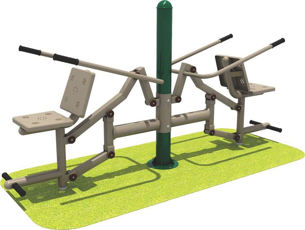 leyu·乐鱼(中国)体育健身器材 双人坐压器